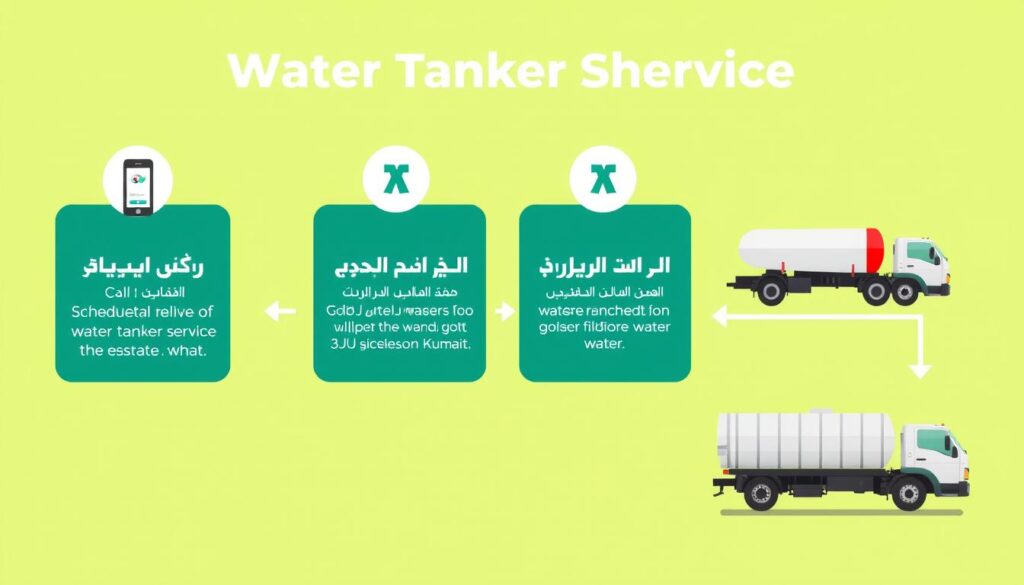 خطوات طلب خدمة تنكر مياه عذبه الكويت